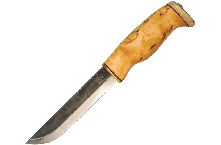 Arctic Legend Bear Curly Birch 5.75in Natural Fixed Blade Knife AL-873 w/ Free S&H